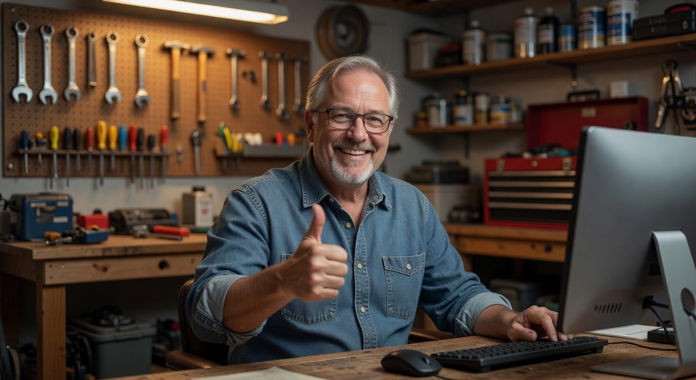 The Old Guy with his toolbox, ready to fix everyday tech problems